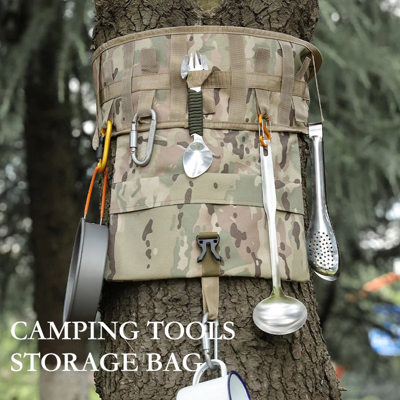 Multifunctional Outdoor Camping Bushcraft Field Survival Portable Gear Tools Tableware Tree Hanging Pocket Storage Bag Foldable
Multifunctional Outdoor Camping Bushcraft Field Survival Portable Gear Tools Tableware Tree Hanging Pocket Storage Bag Foldable
