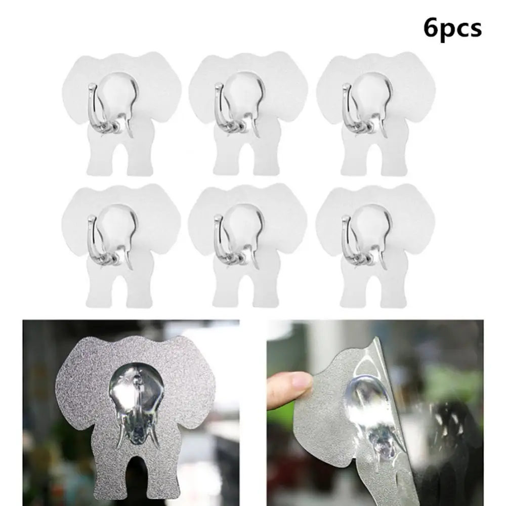 6PCS/set Elephant Hook Kitchen Wall Traceless Adhesive Rack Bathroom Waterproof Wall Hanging Nail Free Punch-free Hook
6PCS/set Elephant Hook Kitchen Wall Traceless Adhesive Rack Bathroom Waterproof Wall Hanging Nail Free Punch-free Hook