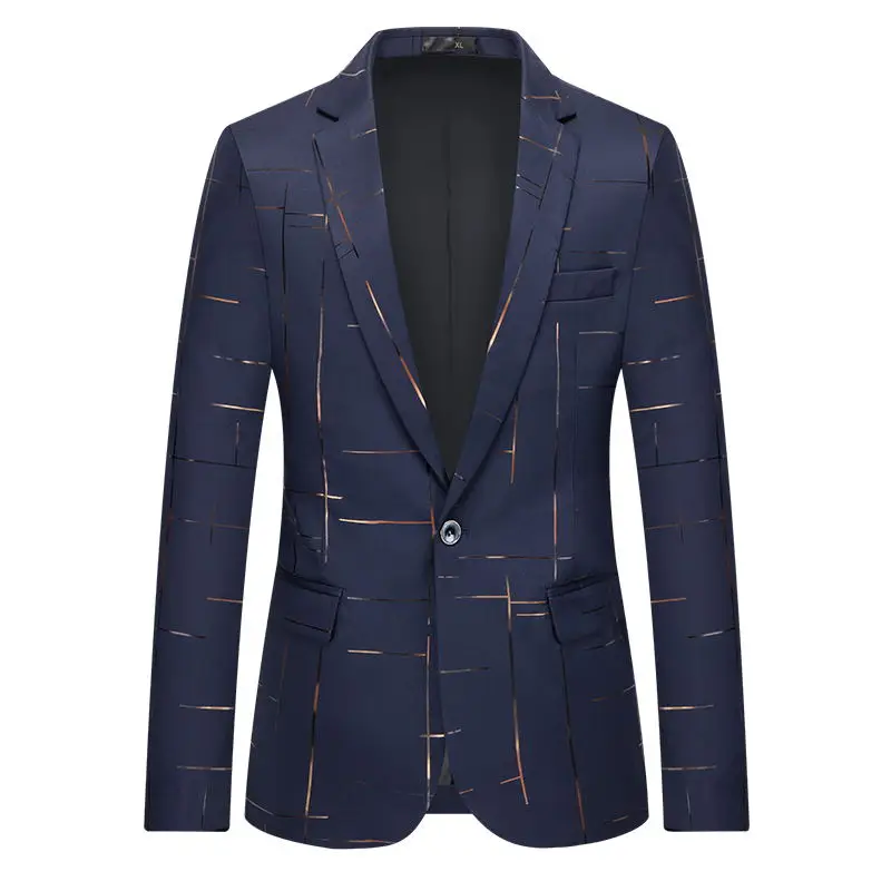 Men's Gold Silk Single Button Casual Slim Fashion Business Professional Dress Trend Comfortable Gentleman Versatile Suit Jacket
Men's Gold Silk Single Button Casual Slim Fashion Business Professional Dress Trend Comfortable Gentleman Versatile Suit Jacket