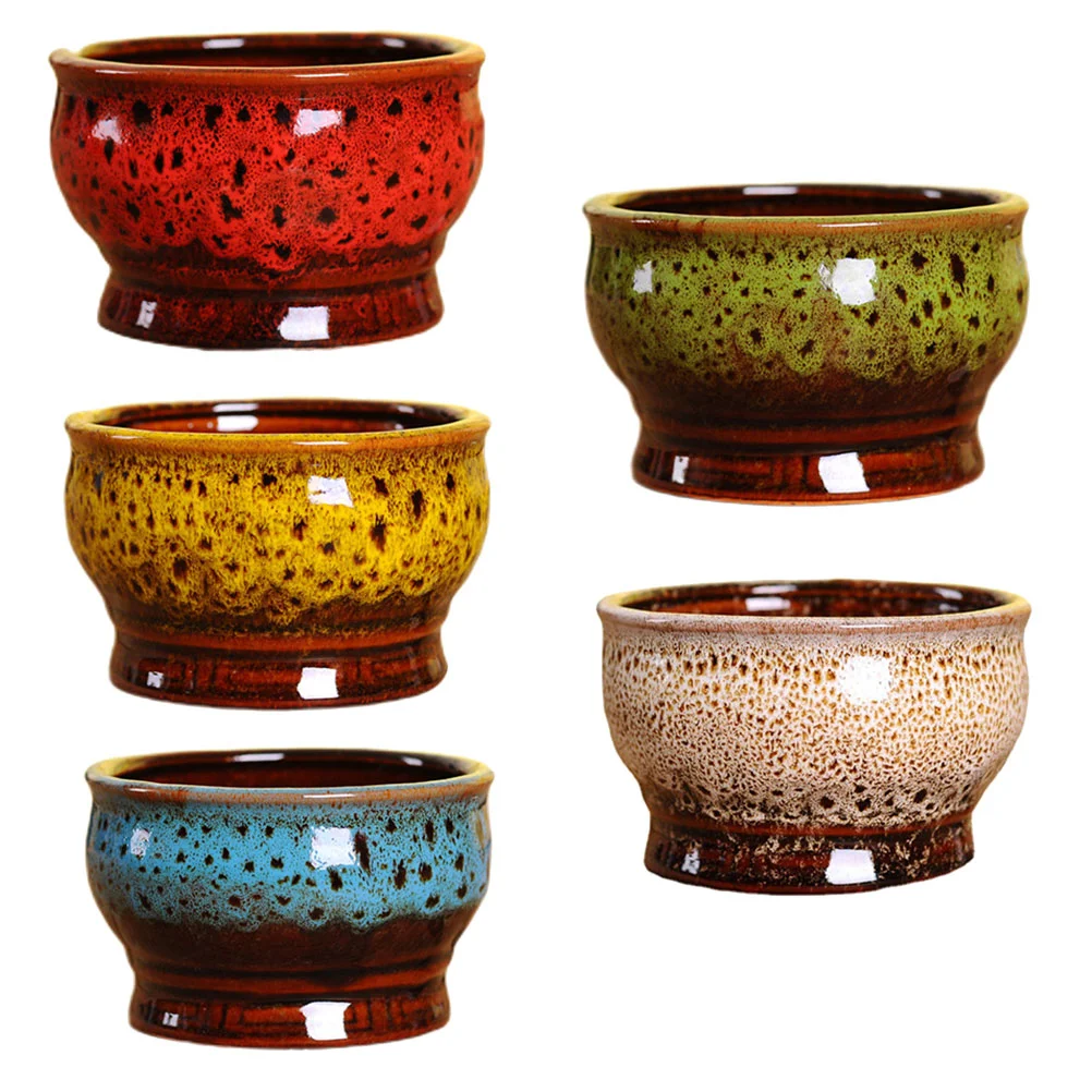 5pcs Succulent Pots Small Succulent Planter Planting Pots Flowerpots
5pcs Succulent Pots Small Succulent Planter Planting Pots Flowerpots