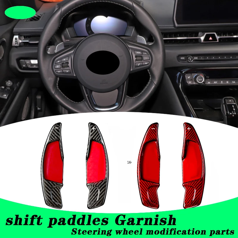 for Toyota Supra A90 shift paddles Garnish carbon fiber Steering wheel modification parts forged
for Toyota Supra A90 shift paddles Garnish carbon fiber Steering wheel modification parts forged