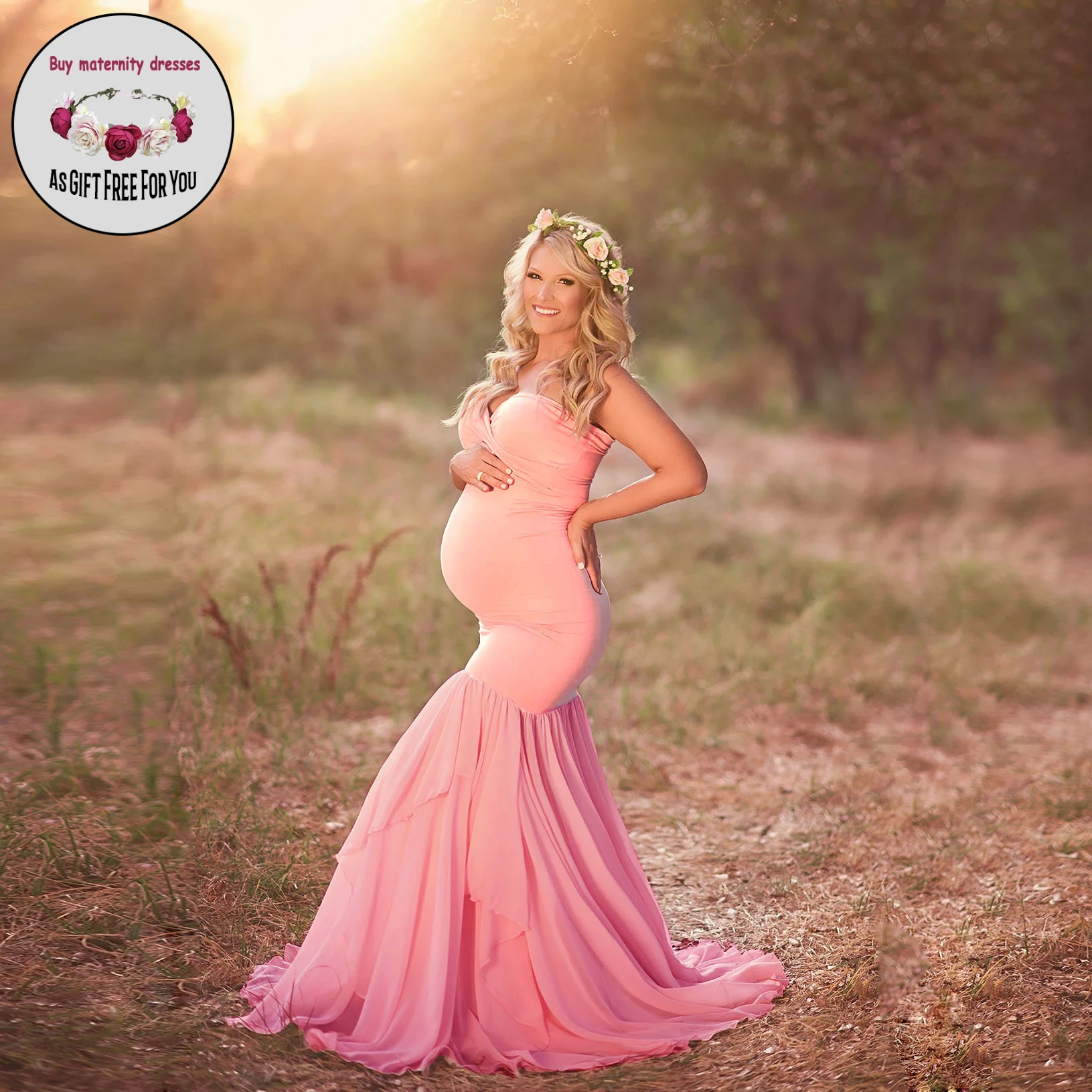 Women Off Shoulder Maternity Dress Strapless Mermaid Maxi Gown maternity dress for photography
Women Off Shoulder Maternity Dress Strapless Mermaid Maxi Gown maternity dress for photography