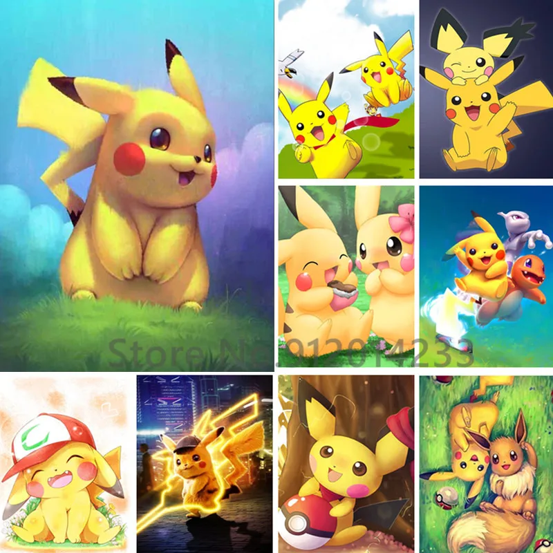 Pokemon Pikachu Diamond Painting 5D Diy Cartoon Anime Image Mosaic Full Drill Embroidery Cross Stitch Home Decor Crafts for Kids
Pokemon Pikachu Diamond Painting 5D Diy Cartoon Anime Image Mosaic Full Drill Embroidery Cross Stitch Home Decor Crafts for Kids