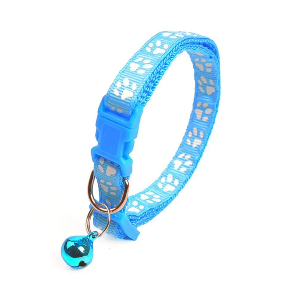 Patches Bells Color Buckle Footprint Collars Synthetic Pet Safety Buckle Adjustable Collar Animal Supplies
Patches Bells Color Buckle Footprint Collars Synthetic Pet Safety Buckle Adjustable Collar Animal Supplies