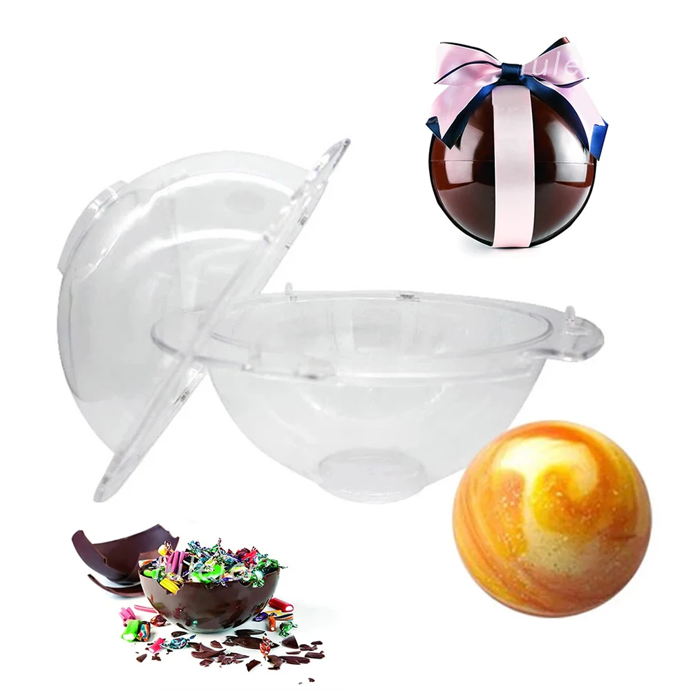 

3D Planet Cake Molds Chocolate Molds Plastic Transparent Ball Candy Box Decorations for Bakery Mousse Cake Mold Baking Tools