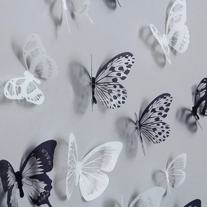 New 18pcs/lot Crystal Butterflies 3d Wall Sticker Beautiful Butterfly Living Room for Kids Room Wall Decals Home Decoration
New 18pcs/lot Crystal Butterflies 3d Wall Sticker Beautiful Butterfly Living Room for Kids Room Wall Decals Home Decoration