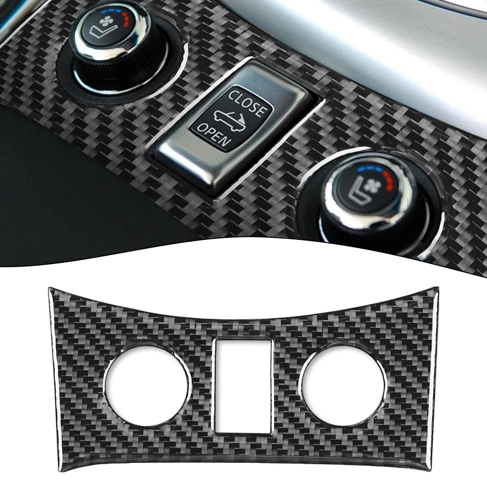 Black Carbon Fiber Interior Heated Button Cover Trim Self-adhesive Button Cover Trim For Infiniti G37 Sedan 10-13 With Snow Mode
Black Carbon Fiber Interior Heated Button Cover Trim Self-adhesive Button Cover Trim For Infiniti G37 Sedan 10-13 With Snow Mode