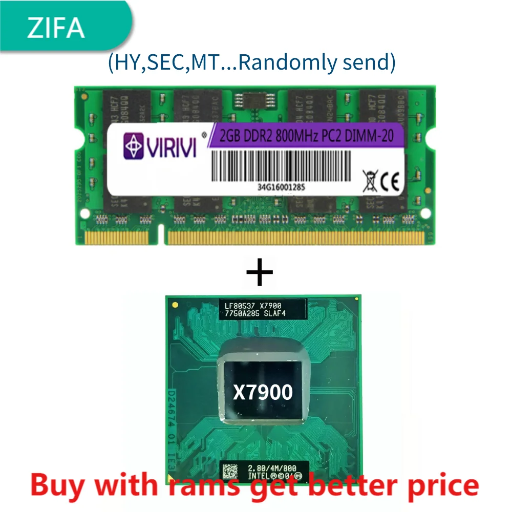 DDR2 2G 800Mhz with X7900 SLA33 2.8 GHz Dual-Core Dual-Thread CPU Processor 4M 44W Socket P
DDR2 2G 800Mhz with X7900 SLA33 2.8 GHz Dual-Core Dual-Thread CPU Processor 4M 44W Socket P