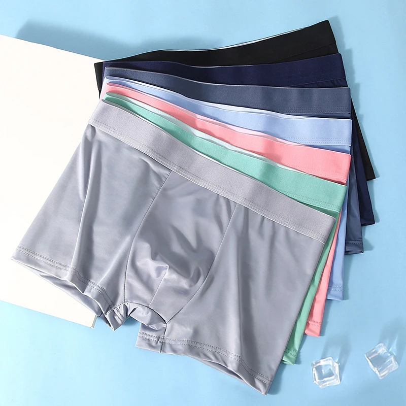 7Pcs/Lot New Men's Large Size Ice Silk Underwear Men's Soft Breathable Underpants Men's Plus Size Boxer Underwear
7Pcs/Lot New Men's Large Size Ice Silk Underwear Men's Soft Breathable Underpants Men's Plus Size Boxer Underwear