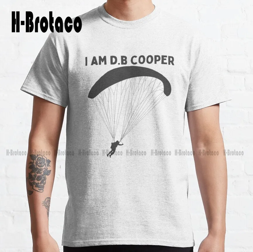 

I Am Db Cooper Classic T-Shirt Funny Mens Tshirts Custom Aldult Teen Unisex Digital Printing Tee Shirts Xs-5Xl Custom Gift