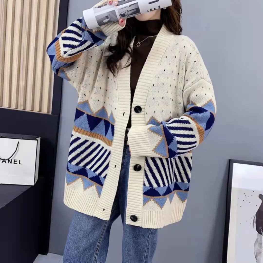 Girl Lady Korean Out Cloth Long Sleeve Knitted Patch Sweater Women Vest Sweaters Button Jumpers Cardigan Jacket Loose Coat Tops
Girl Lady Korean Out Cloth Long Sleeve Knitted Patch Sweater Women Vest Sweaters Button Jumpers Cardigan Jacket Loose Coat Tops