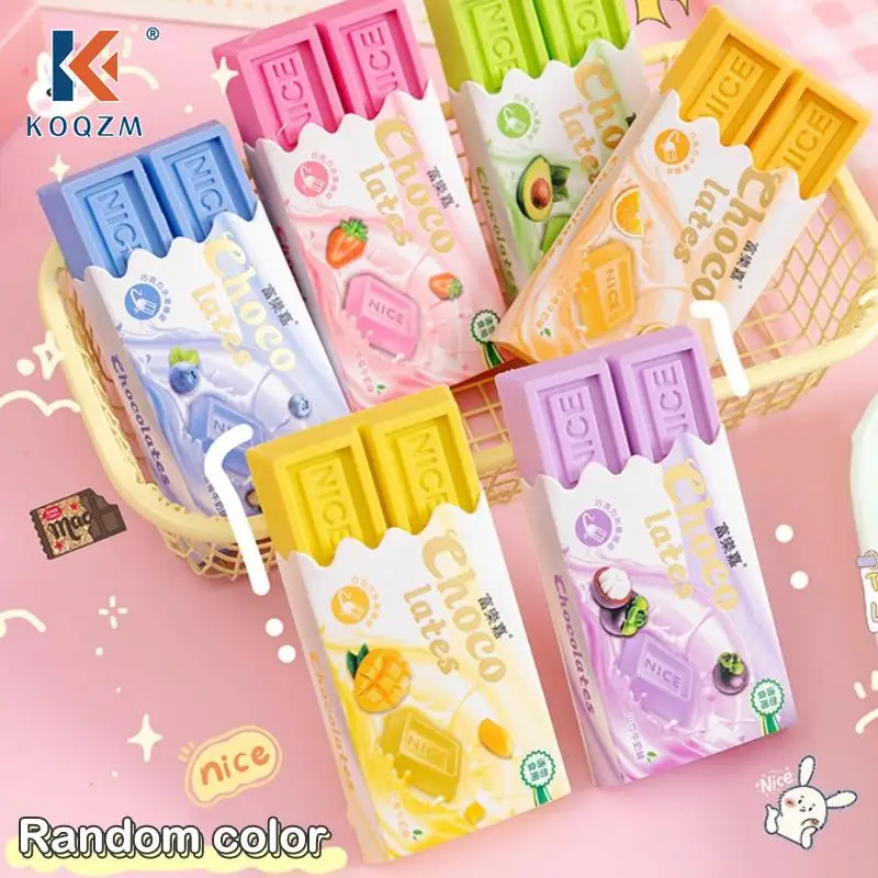 Cartoon Chocolate Design Eraser Kawaii Large Eraser Student Painting Writing Pencil Eraser Korean Stationery for School Office 
Cartoon Chocolate Design Eraser Kawaii Large Eraser Student Painting Writing Pencil Eraser Korean Stationery for School Office
