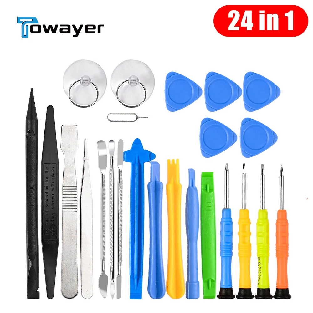 Набор отверток 24 в 1 для ремонта iPhone, iPad, ноутбука 
Набор отверток 24 в 1 для ремонта iPhone, iPad, ноутбука