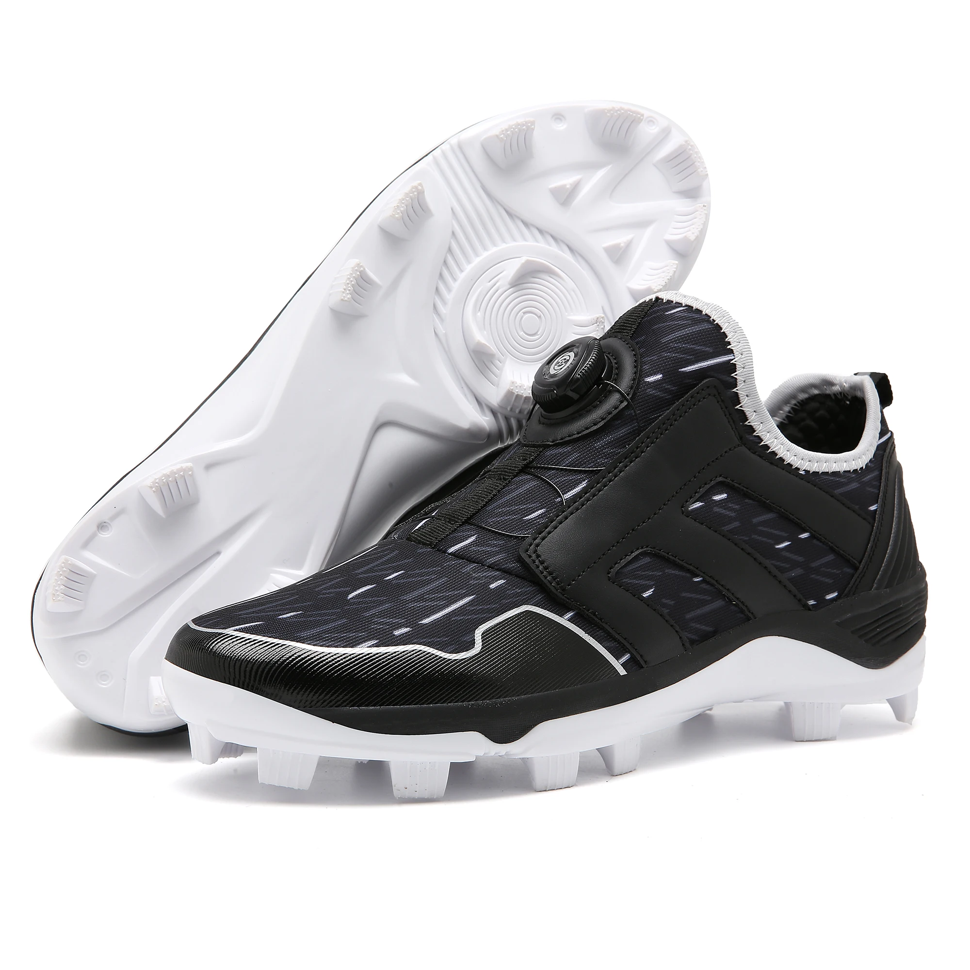 Men Breathable Professhional Cleat Rotating Buckle Baseball Shoes Spikes Softball Training Sneakers
Men Breathable Professhional Cleat Rotating Buckle Baseball Shoes Spikes Softball Training Sneakers