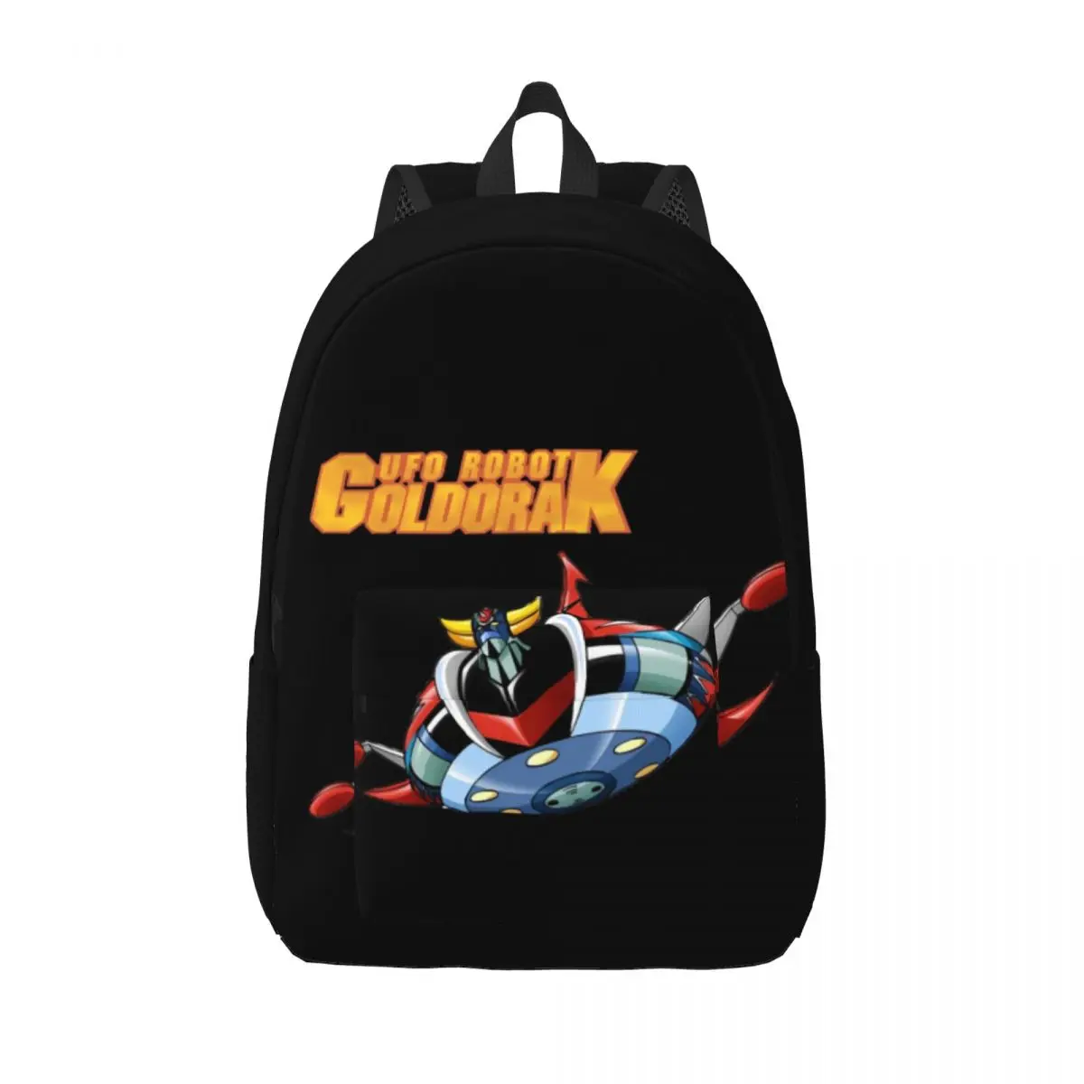 

Goldorak UFO Robot Classic Canvas Backpacks for Men Women Water Resistant School College UFO Robot Bag Print Bookbag