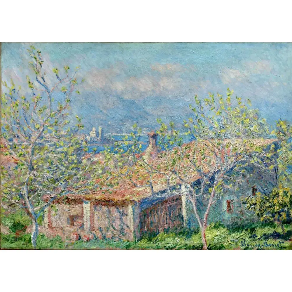 Gardeners House at Antibes of Claude Monet art oil paintings Canvas reproduction hand-painted
Gardeners House at Antibes of Claude Monet art oil paintings Canvas reproduction hand-painted