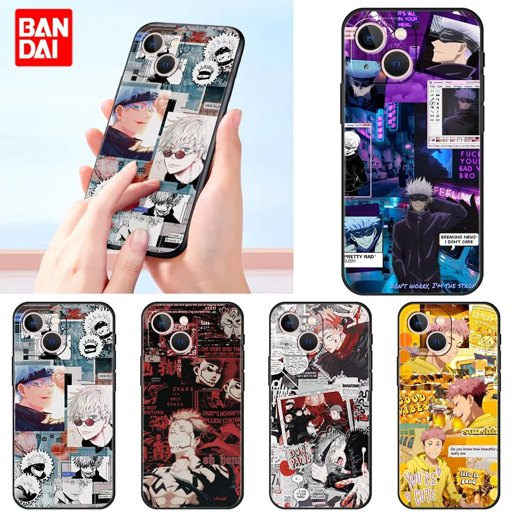 Jujutsu Kaisen Characters Case for iPhone 13 12 11 Pro Max X XS SE 6 7 8 6s Plus XR Original Cover Black Capinha Silicone
Jujutsu Kaisen Characters Case for iPhone 13 12 11 Pro Max X XS SE 6 7 8 6s Plus XR Original Cover Black Capinha Silicone