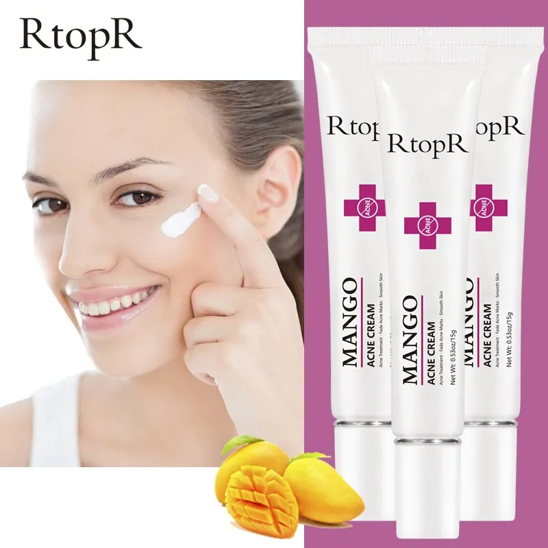 RtopR Acne Cream Mango Anti-acne oil control Face cream For Women And Man Repair Acne And Blackhead Spots Pore Shrinking Cream
RtopR Acne Cream Mango Anti-acne oil control Face cream For Women And Man Repair Acne And Blackhead Spots Pore Shrinking Cream