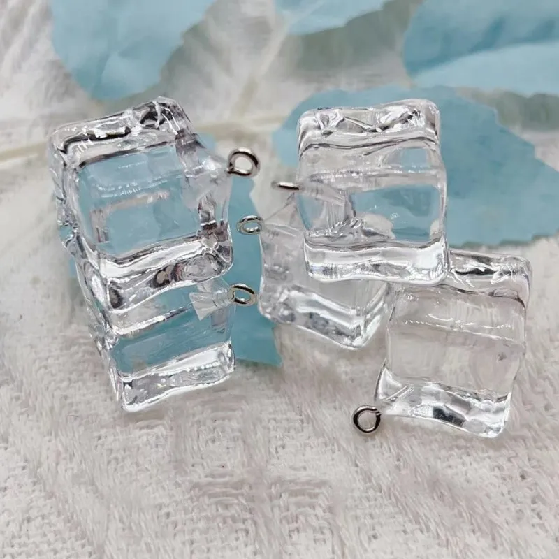 6pcs 18*18mm Square Transparent Ice Cube Resin Charms Funny Irregular Pendant Earring necklace Keychain Diy Jewelry wholesale
6pcs 18*18mm Square Transparent Ice Cube Resin Charms Funny Irregular Pendant Earring necklace Keychain Diy Jewelry wholesale