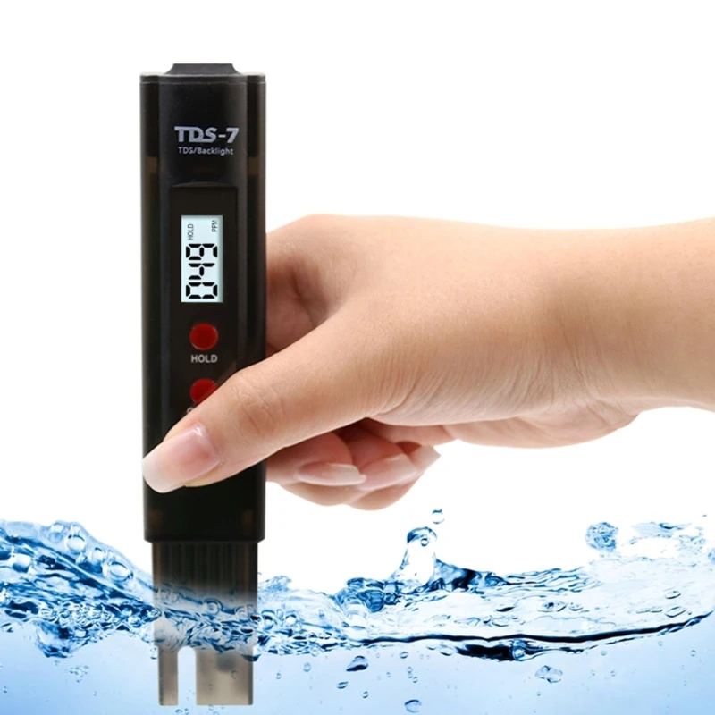

Анализатор WaterMonitorЦифровой тестер качества воды Ручка TDS-метр для аквариумного бассейна с функцией удержания данных Прямая