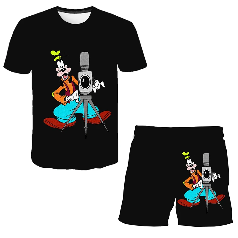 Летняя мультяшная одежда для маленьких мальчиков Disney Goofy, Детский комплект для девочек, милая детская футболка и шорты, наряды из 2 предметов...
Летняя мультяшная одежда для маленьких мальчиков Disney Goofy, Детский комплект для девочек, милая детская футболка и шорты, наряды из 2 предметов...