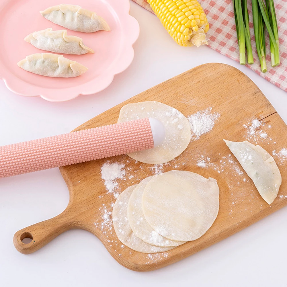 New 27cm Non-Stick Dough Rolling Pin Dumpling Wrapper Cake Dough Roller Decorating Cake Roller Crafts Kitche Baking Cooking Tool
New 27cm Non-Stick Dough Rolling Pin Dumpling Wrapper Cake Dough Roller Decorating Cake Roller Crafts Kitche Baking Cooking Tool