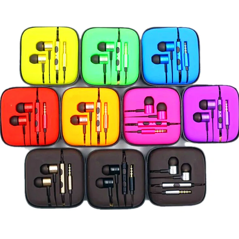 10pcs Earphone 3.5mm Metal Headphone Universal Noise Cancelling In-Ear Headset For Samsung Iphone Smart android phone
10pcs Earphone 3.5mm Metal Headphone Universal Noise Cancelling In-Ear Headset For Samsung Iphone Smart android phone