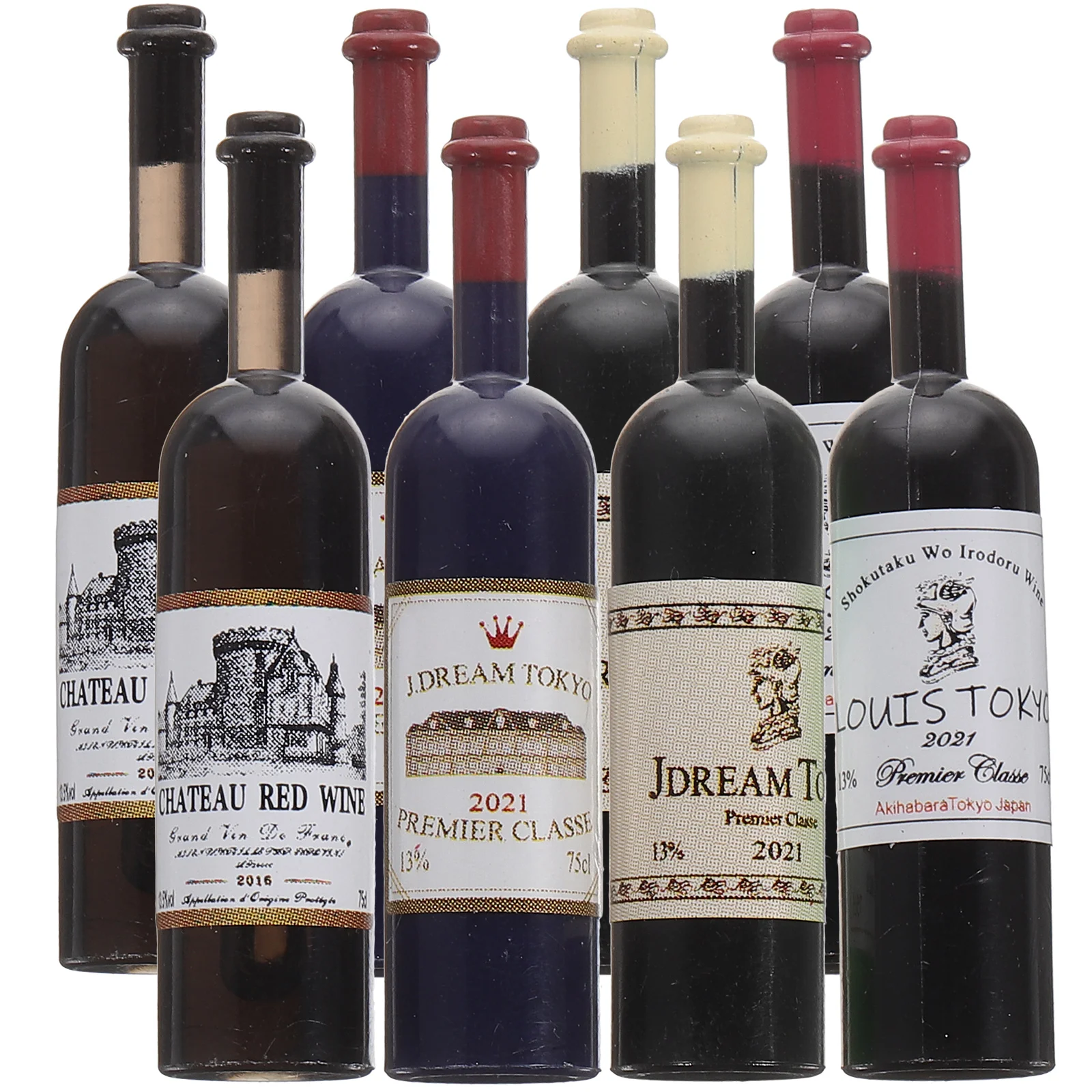 Dollhouse Wine Bottles 1:12 Scale Mini Red Wine Bottles Miniature Drink Bottles Wine Model
Dollhouse Wine Bottles 1:12 Scale Mini Red Wine Bottles Miniature Drink Bottles Wine Model