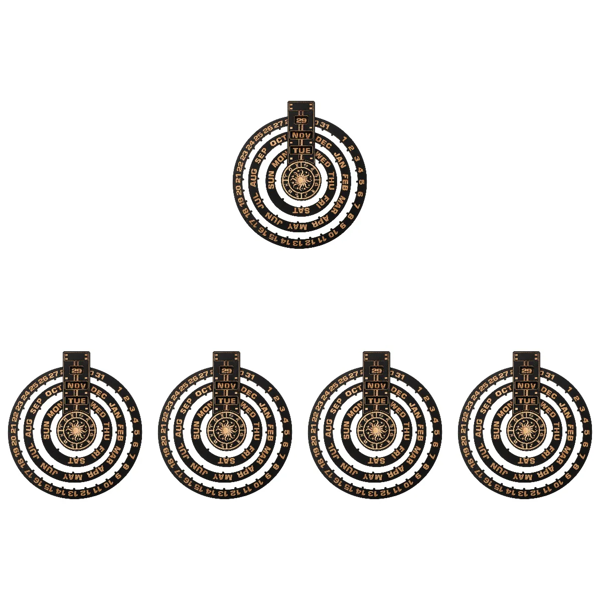5pcs Wooden Perpetual Calendar Craft Vintage Wooden Wall Mounted Calendar Wall Hanging Ornament
5pcs Wooden Perpetual Calendar Craft Vintage Wooden Wall Mounted Calendar Wall Hanging Ornament