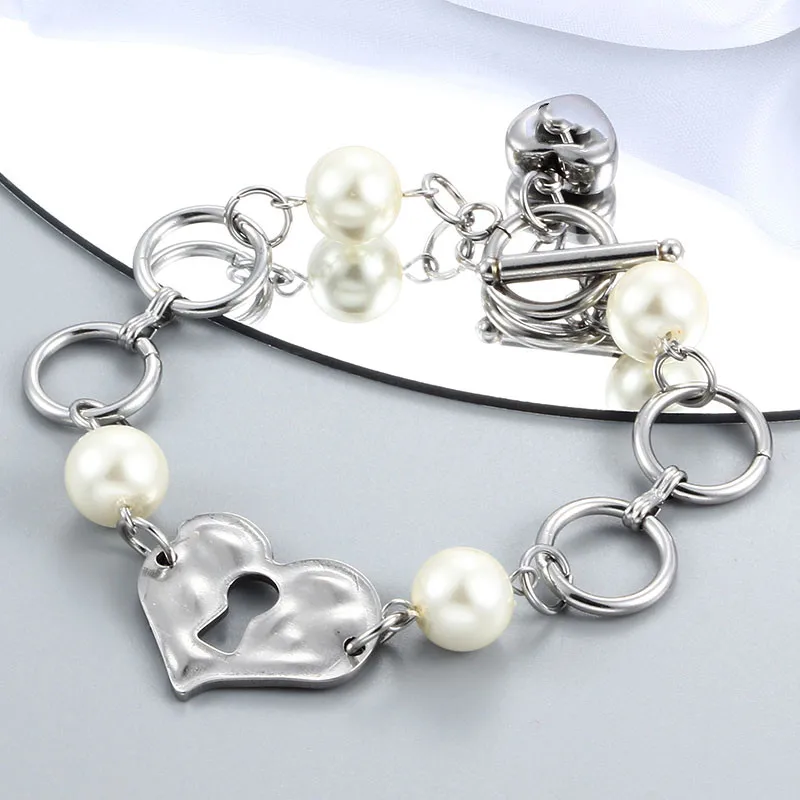 Hot Sale Fashion Women Men Punk Silver Stainless Color Chain Steel Cross Stars Key Lock UN 50 Chain Bracelet Party Gift
Hot Sale Fashion Women Men Punk Silver Stainless Color Chain Steel Cross Stars Key Lock UN 50 Chain Bracelet Party Gift