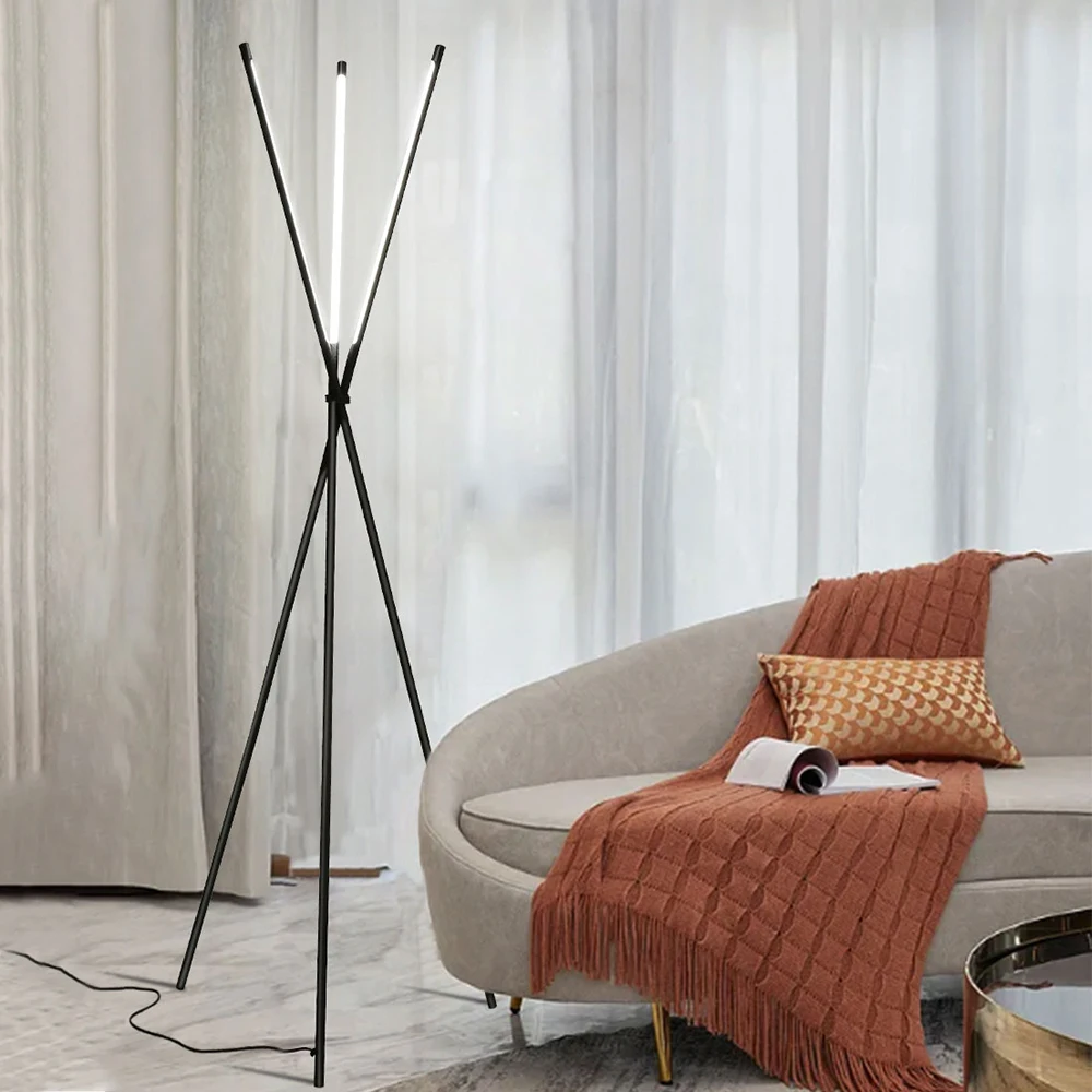 Modern LED Floor Lamp Minimalist 24W Triangle Standing Lamp Living Room Sofa Decor Reading Lights Bedroom Tripod Floor Lamps
Modern LED Floor Lamp Minimalist 24W Triangle Standing Lamp Living Room Sofa Decor Reading Lights Bedroom Tripod Floor Lamps