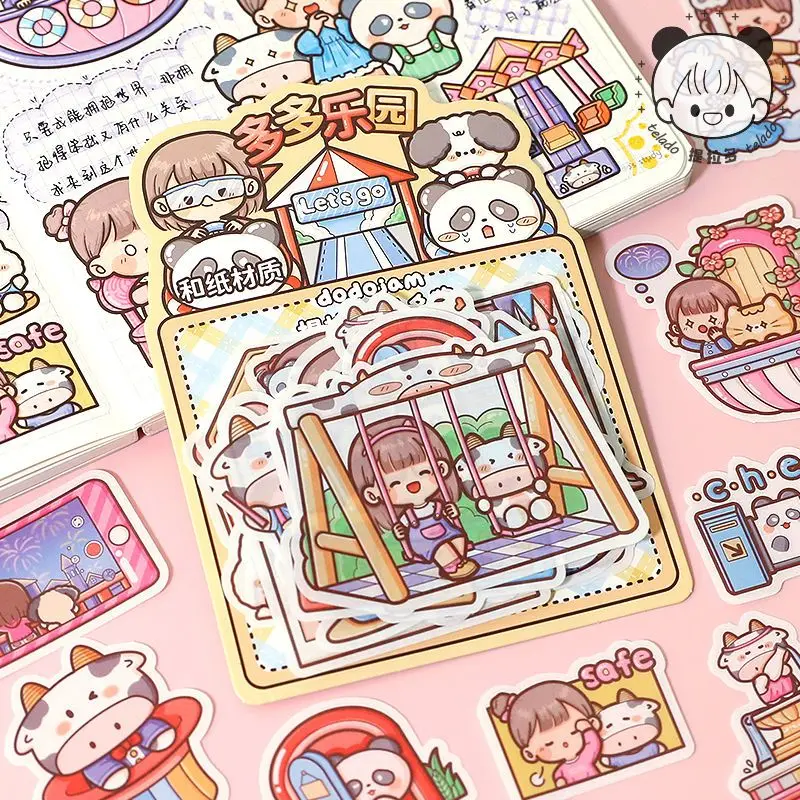 Tiradododo Paradise Particle Pack Children and Girls Cute Handbook Stickers and Paper Cartoon Handbook Decorative Stickers
Tiradododo Paradise Particle Pack Children and Girls Cute Handbook Stickers and Paper Cartoon Handbook Decorative Stickers