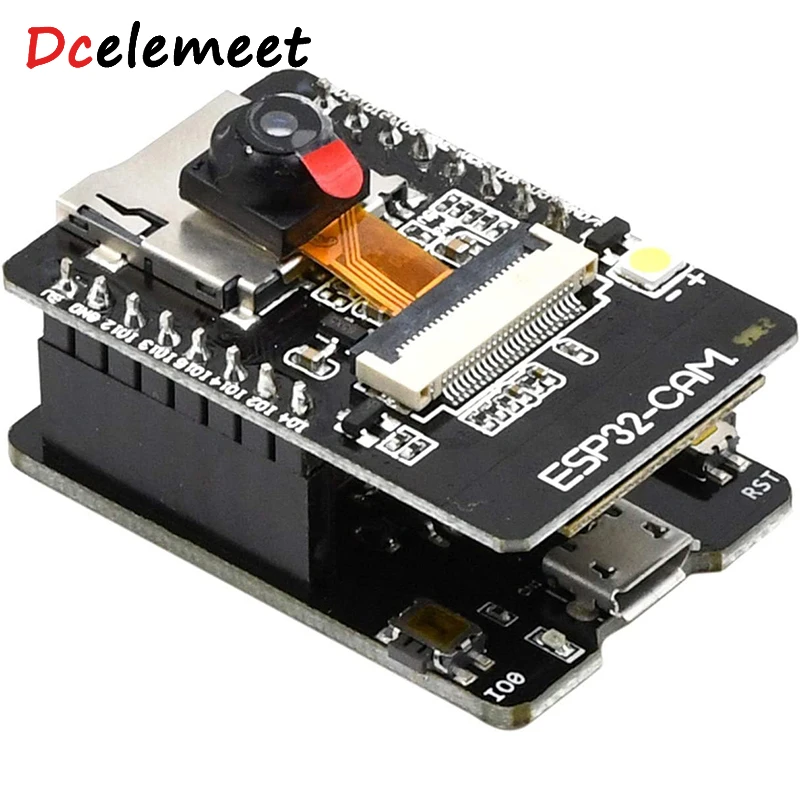 ESP32-CAM ESP32-CAM-MB MICRO USB ESP32 Serial to WiFi ESP32 CAM Development Board CH340 CH340G 5V Bluetooth+OV2640 Camera
ESP32-CAM ESP32-CAM-MB MICRO USB ESP32 Serial to WiFi ESP32 CAM Development Board CH340 CH340G 5V Bluetooth+OV2640 Camera