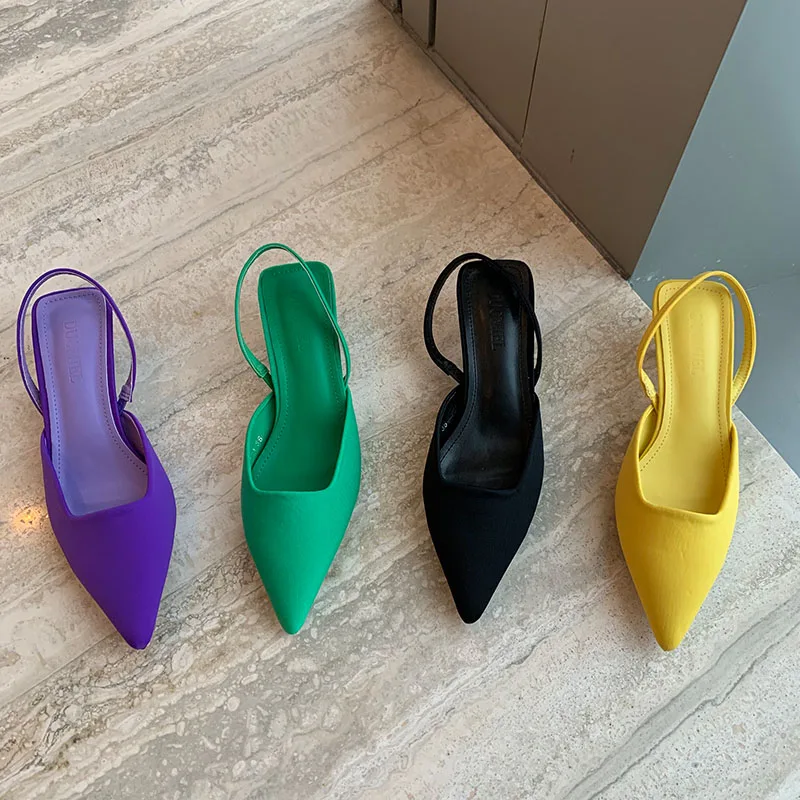 2022 Summer New Pointed Toe Purple Slingback Shoes Thin Low Heel Slip On Ladies Elegant Pumps Shoes Female Outdoor Dress Shoe 
2022 Summer New Pointed Toe Purple Slingback Shoes Thin Low Heel Slip On Ladies Elegant Pumps Shoes Female Outdoor Dress Shoe