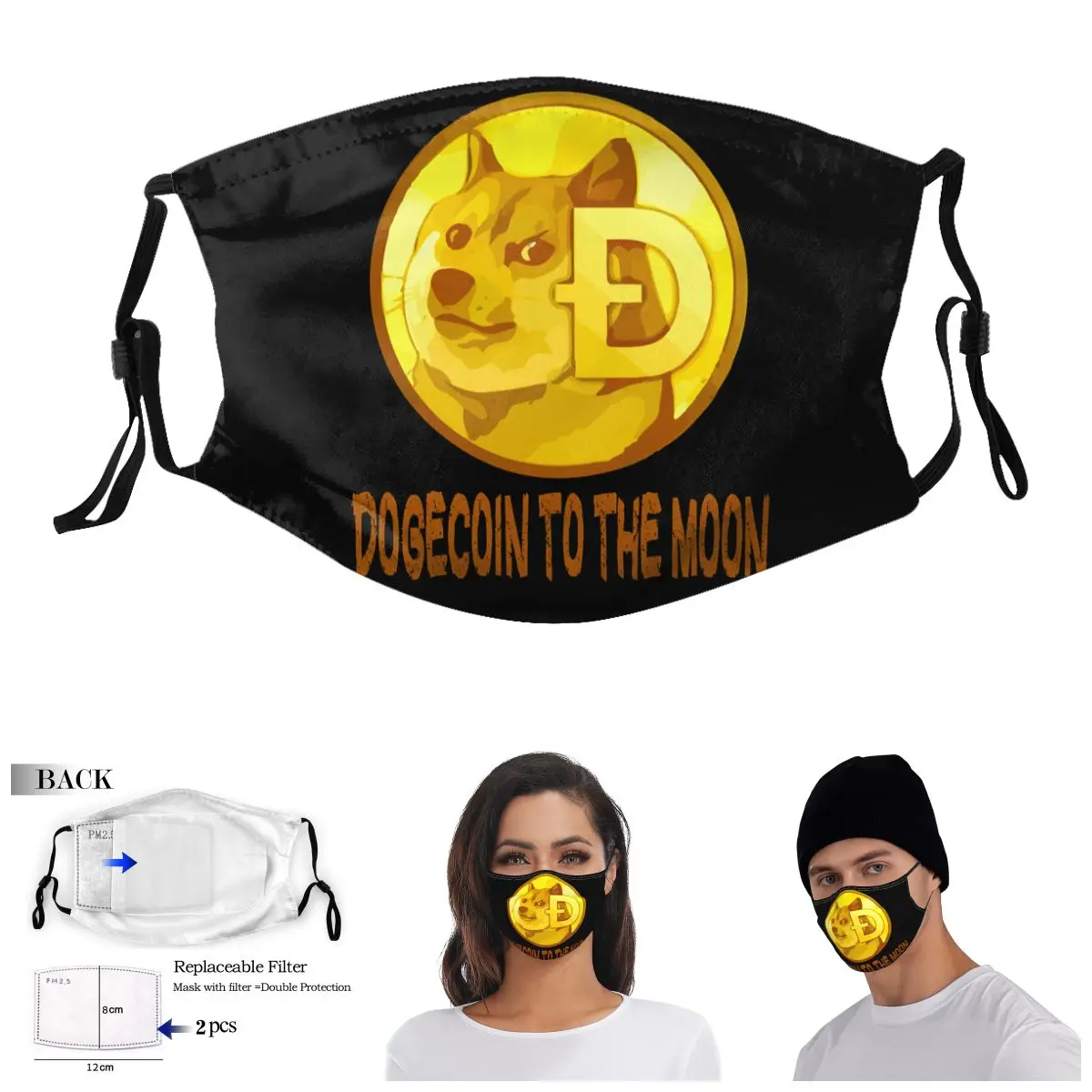Dogecoin To The Moon (5) R376 Adult Dust Mask Nerdy Domino Activated Carbon Filter Mask
Dogecoin To The Moon (5) R376 Adult Dust Mask Nerdy Domino Activated Carbon Filter Mask