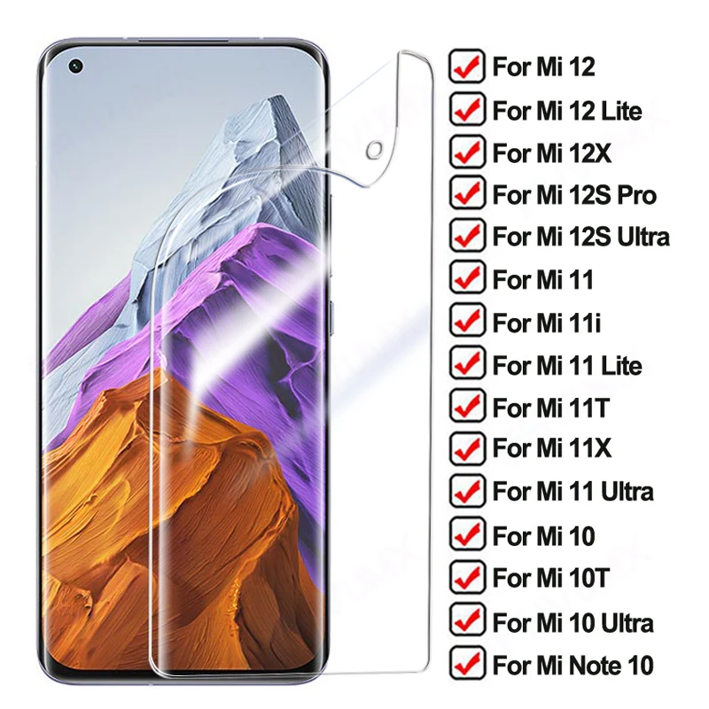 Мягкая Гидрогелевая пленка 999D для Xiaomi Mi 12 11 10 Ultra 12X 12S 11T 11X 10T Pro, защита для экрана Mi Note 10 Lite 10i 11i, не стекло
Мягкая Гидрогелевая пленка 999D для Xiaomi Mi 12 11 10 Ultra 12X 12S 11T 11X 10T Pro, защита для экрана Mi Note 10 Lite 10i 11i, не стекло