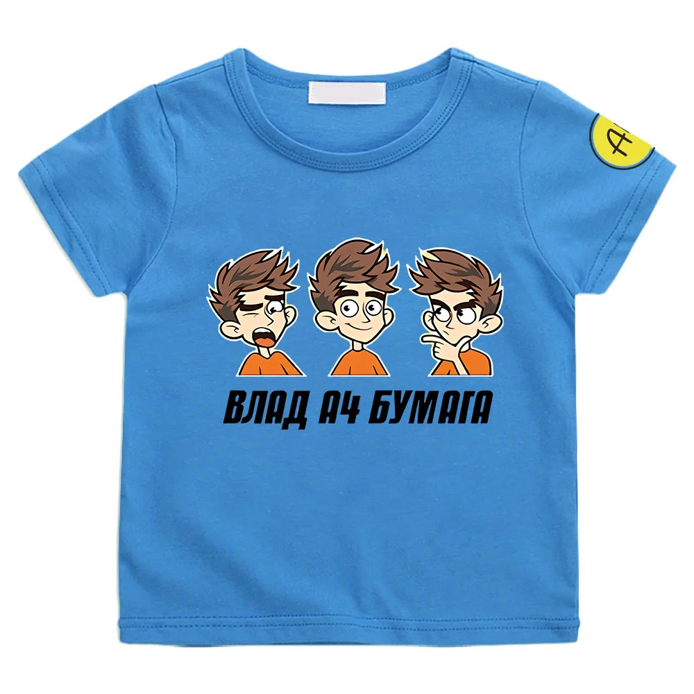 Рубашка A4 детская из 100% хлопка, Повседневная футболка с принтом Merch Vlad A4 для девочек и мальчиков, с графическим принтом, модные топы с коротки...
Рубашка A4 детская из 100% хлопка, Повседневная футболка с принтом Merch Vlad A4 для девочек и мальчиков, с графическим принтом, модные топы с коротки...