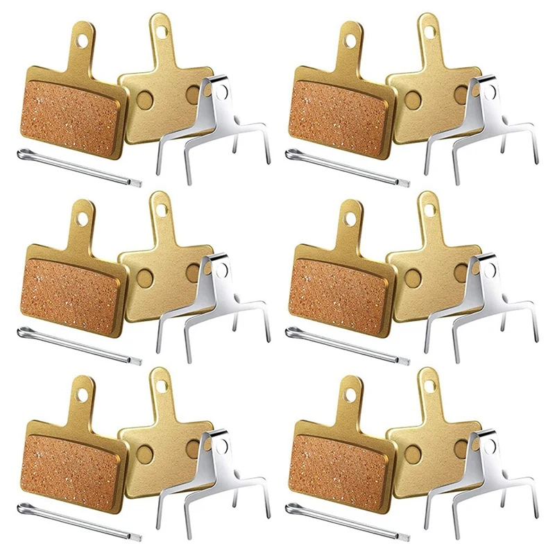 6 Pairs of Bicycle Brake Pads Compatible for Shimano Deore Br-M575 M525 M515 T615 T675 M505 M495 M486 M395 M355 C601,Etc
6 Pairs of Bicycle Brake Pads Compatible for Shimano Deore Br-M575 M525 M515 T615 T675 M505 M495 M486 M395 M355 C601,Etc