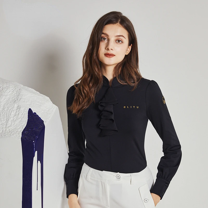 New Golf Women's Spring Plus Thin Velvet Stretch Long-sleeved T-shirt Sports Slim Bottoming Clothing
New Golf Women's Spring Plus Thin Velvet Stretch Long-sleeved T-shirt Sports Slim Bottoming Clothing