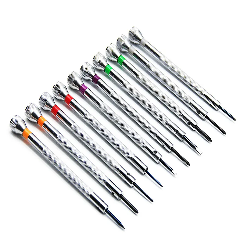 Wholesale 10PCS/Lot Metal Screwdriver Watch Repair Tool Screwdriver Cross Screwdriver Word 0.8MM 1.0MM 1.2MM 1.4MM 1.6 1.8 2.0MM
Wholesale 10PCS/Lot Metal Screwdriver Watch Repair Tool Screwdriver Cross Screwdriver Word 0.8MM 1.0MM 1.2MM 1.4MM 1.6 1.8 2.0MM
