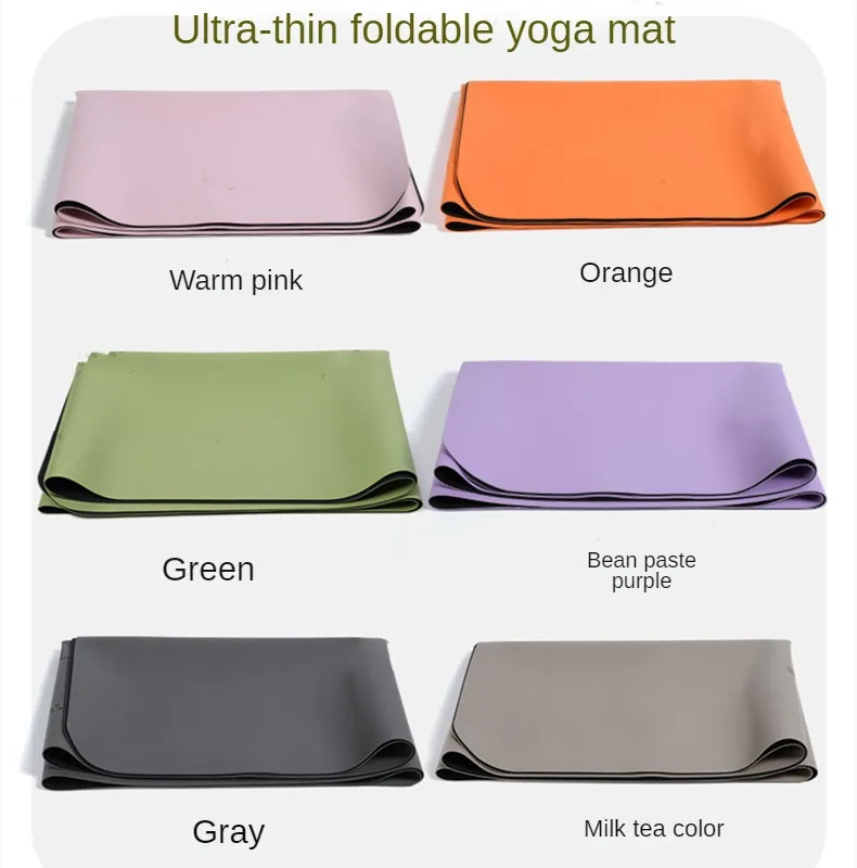 New Sweat-absorbing Non-slip Folding Portable Non-slip High-solid Leather Travel Pad Thin Natural Rubber Pad Pu Yoga Mat Gifts
New Sweat-absorbing Non-slip Folding Portable Non-slip High-solid Leather Travel Pad Thin Natural Rubber Pad Pu Yoga Mat Gifts