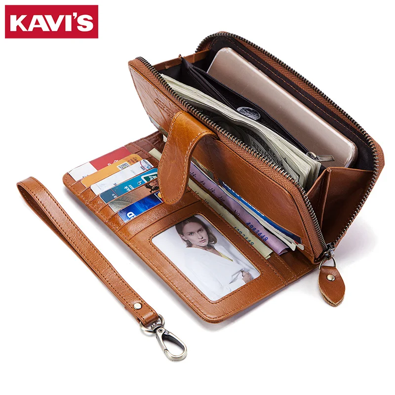 New Long Genuine Leather Women Wallet Luxury Business Purse Lightweight Clutch Bag RFID Blocking Credit Card Holder With Strap
New Long Genuine Leather Women Wallet Luxury Business Purse Lightweight Clutch Bag RFID Blocking Credit Card Holder With Strap