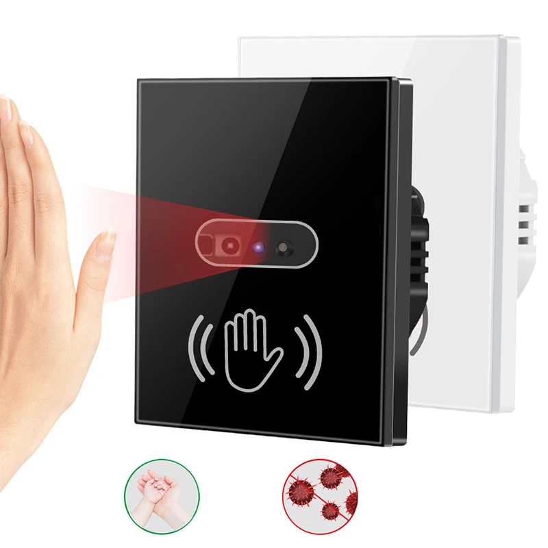 Wall Smart Light Switch Lnfrared IR Sensor No Need Touch EU 220V 110V Glass Screen Panel Electrical Power On Off Lamp Smart Home
Wall Smart Light Switch Lnfrared IR Sensor No Need Touch EU 220V 110V Glass Screen Panel Electrical Power On Off Lamp Smart Home
