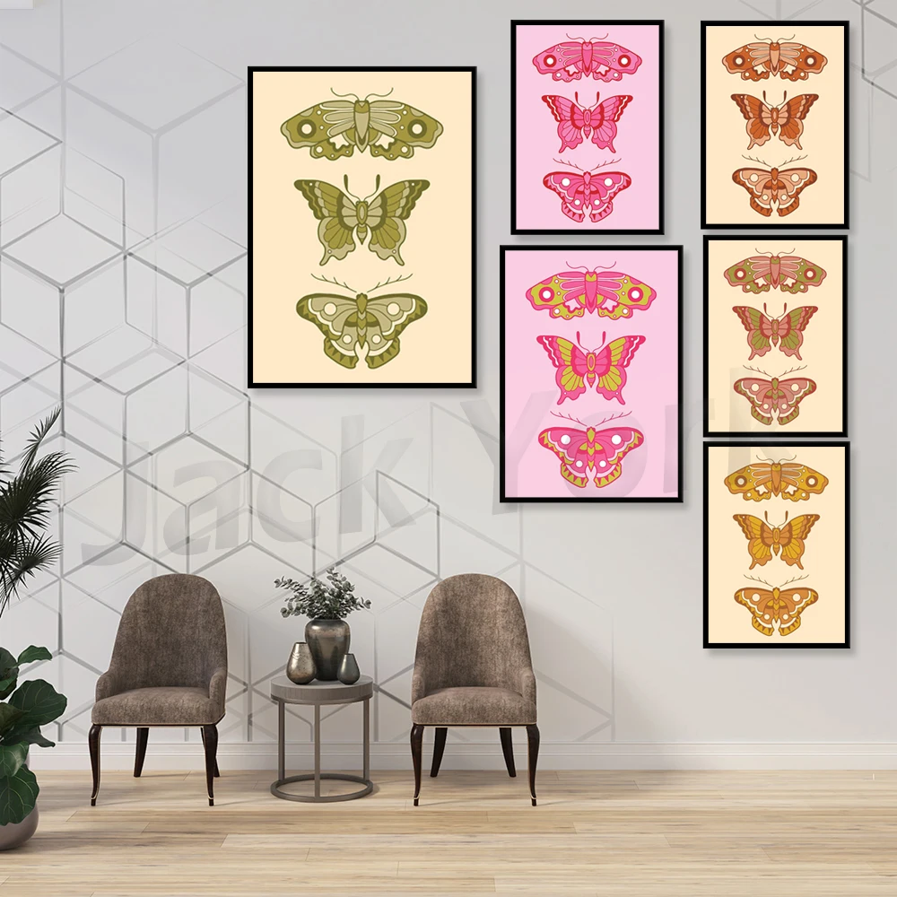 Retro Butterfly and Moth Art Print | A Traditional Tattoo Flash | Vintage Wall Decor | Digital Artwork
Retro Butterfly and Moth Art Print | A Traditional Tattoo Flash | Vintage Wall Decor | Digital Artwork