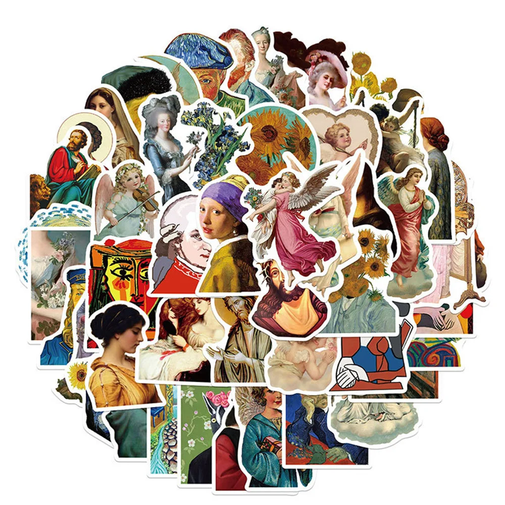 10/30/50PCS Artist Famous Painting Graffiti Waterproof Sticker Creative Decorative Decal Refrigerator Water Cup Helmet Wholesale
10/30/50PCS Artist Famous Painting Graffiti Waterproof Sticker Creative Decorative Decal Refrigerator Water Cup Helmet Wholesale