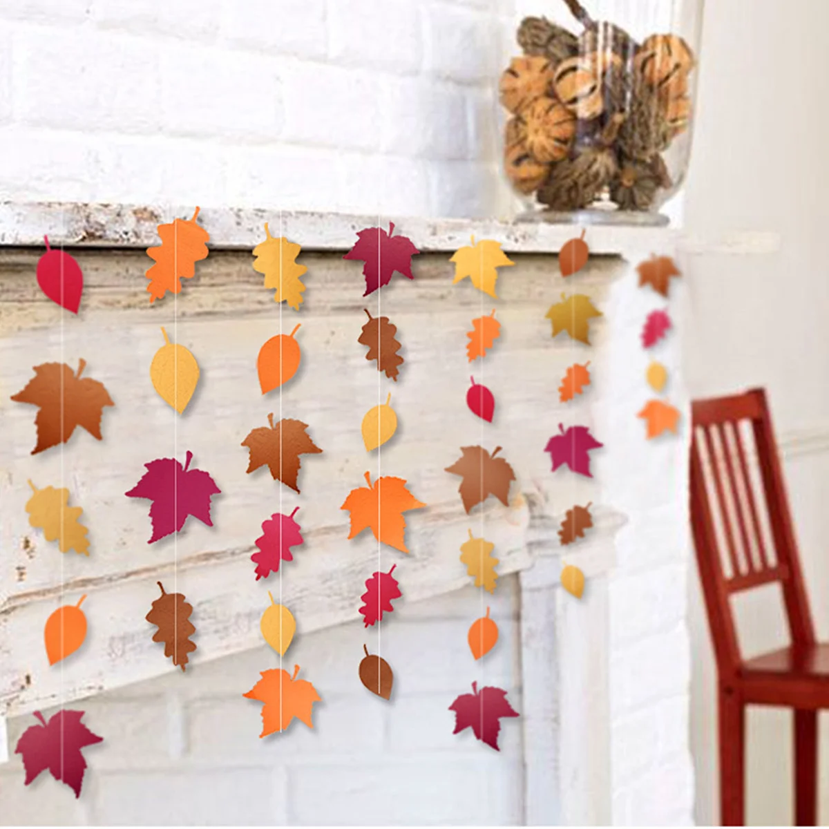 Banner Hanging Garland Thanksgiving Maple Leaf Decor Fall Party Leaves Supplies Outdoor Indoor Gardenoutside Triangle
Banner Hanging Garland Thanksgiving Maple Leaf Decor Fall Party Leaves Supplies Outdoor Indoor Gardenoutside Triangle