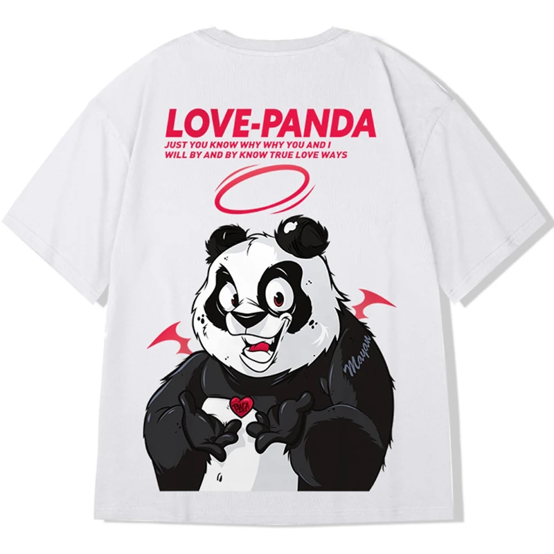 2021 Hip Hop Tees Love Panda Cotton Short Sleeve Loose Men T Shirts Casual O-Neck Summer Oversized T Shirt Punk Streetwear M-8XL
2021 Hip Hop Tees Love Panda Cotton Short Sleeve Loose Men T Shirts Casual O-Neck Summer Oversized T Shirt Punk Streetwear M-8XL