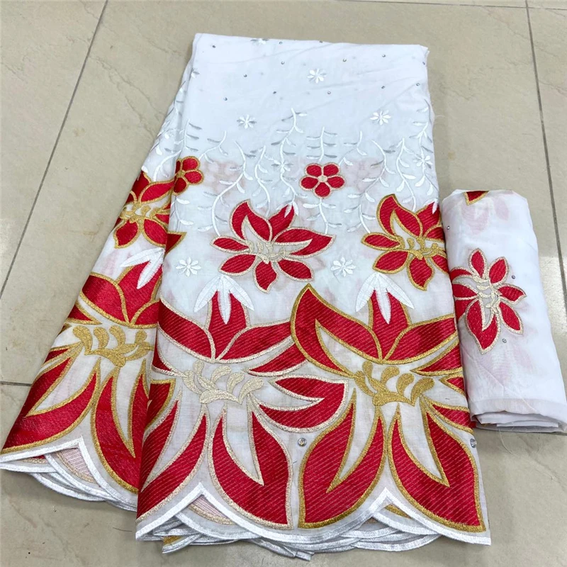 7 Yard With Scarf Dry Lace Embroidery African 100% Cotton Fabrics Swiss Voile Lace Dubai Style For Clothes Material Wedding Part
7 Yard With Scarf Dry Lace Embroidery African 100% Cotton Fabrics Swiss Voile Lace Dubai Style For Clothes Material Wedding Part
