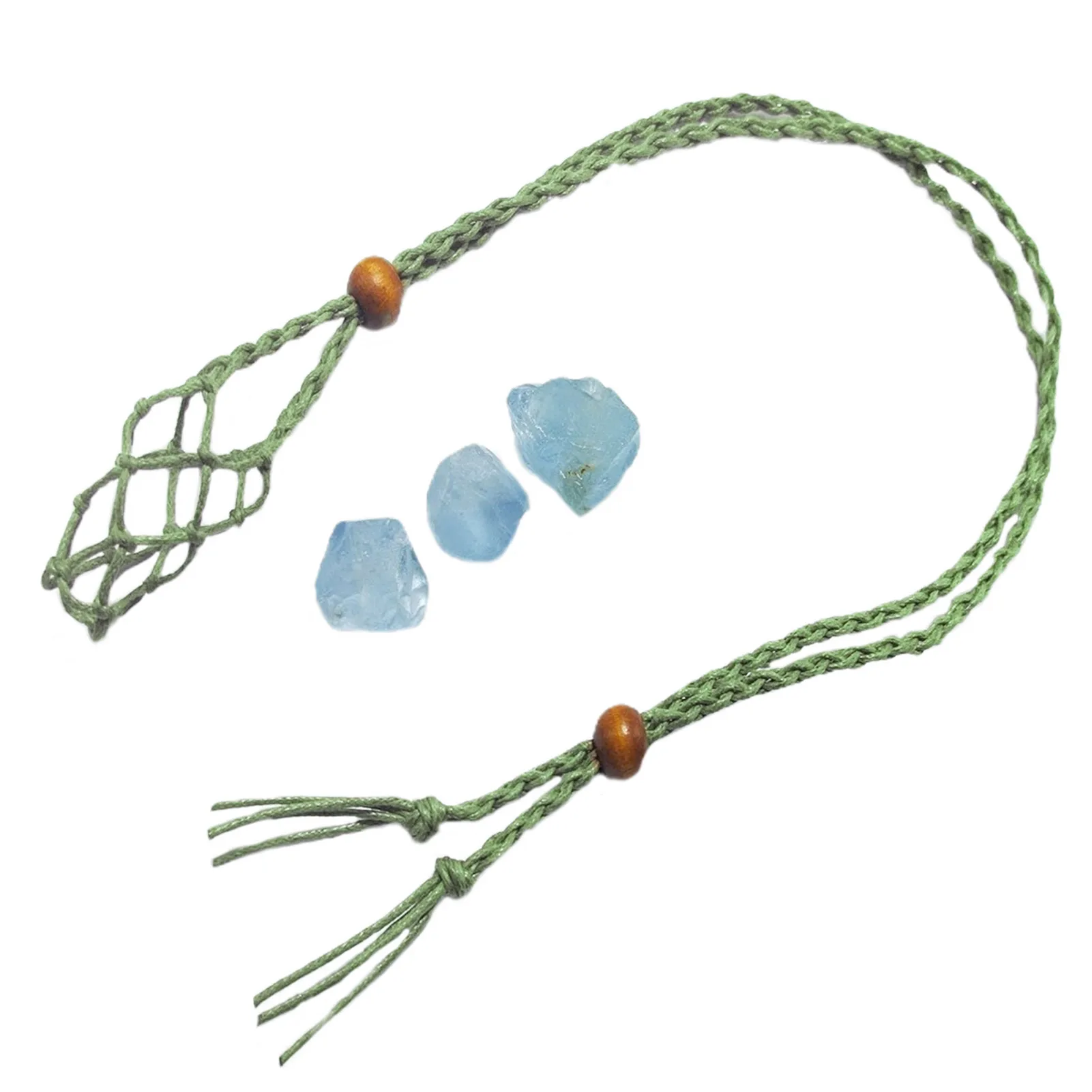Necklace Cord Empty Meditation Stone Holder Quartz Crystal Healing Stone Ornament Netted Bag Indians Amulets Jewelry
Necklace Cord Empty Meditation Stone Holder Quartz Crystal Healing Stone Ornament Netted Bag Indians Amulets Jewelry