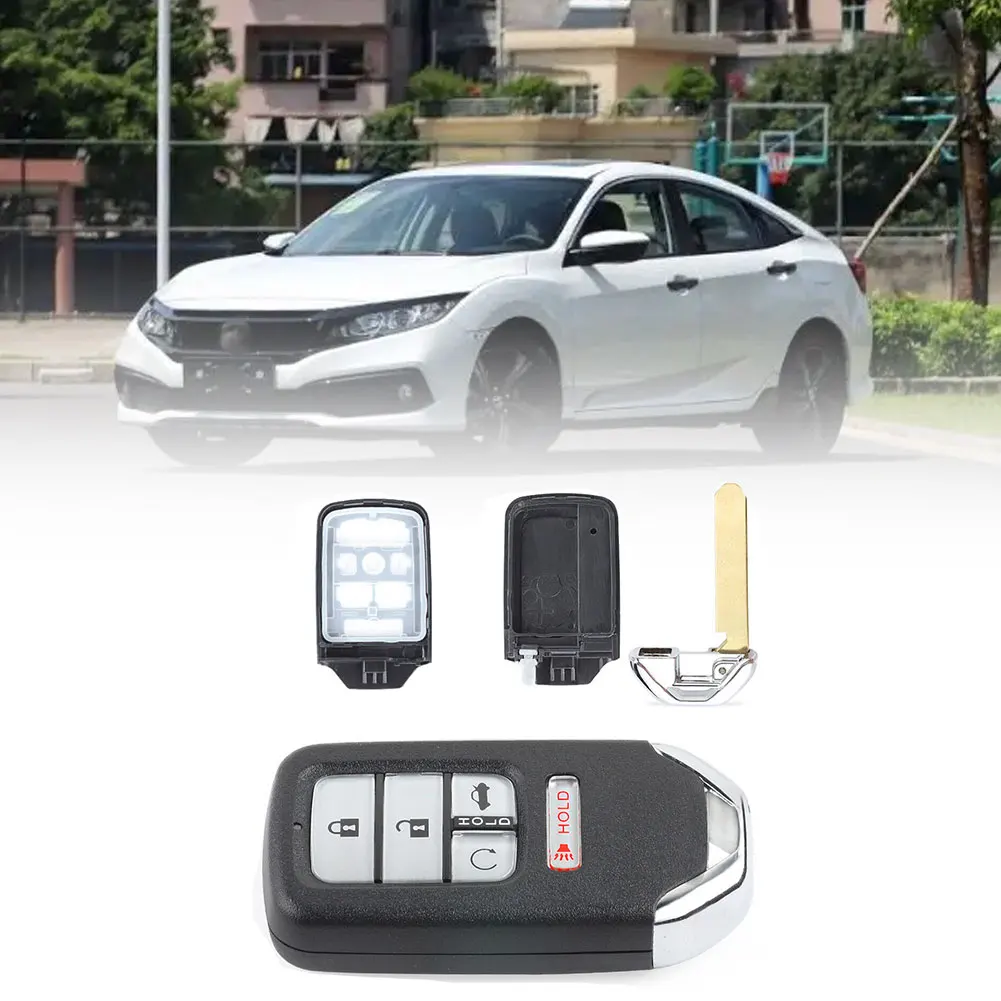 5 Buttons Smart Key Shell Case Fob Car Remote Key Ignation For Honda Civic For CR-V Pilot 2016-2020 Auto Key Case Cover
5 Buttons Smart Key Shell Case Fob Car Remote Key Ignation For Honda Civic For CR-V Pilot 2016-2020 Auto Key Case Cover